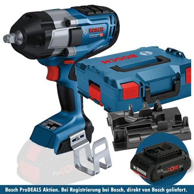 Bosch Akku-Schlagschrauber 18V GDS 18V-1000 + Schwäble Adapter