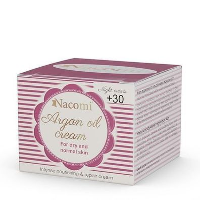 Nacomi Argan-Nachtcreme 30 + , 50 ml