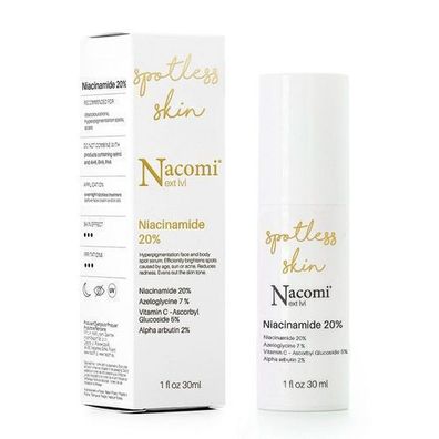 Nacomi Niacynamid 20% Serum gegen Flecken, 30 ml