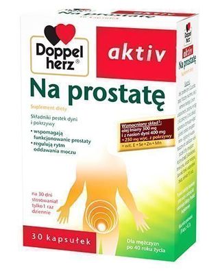 Doppelherz Aktiv Prostata Kürbiskernöl Ölkürbis Blase Für Männer 30 Kapseln