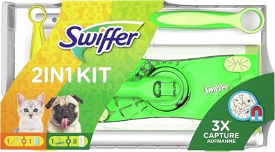 Swiffer Staubmagnet (Bodenstarter + 8 Técher + Staubmagnet + 1 Tuch) Staubwedel