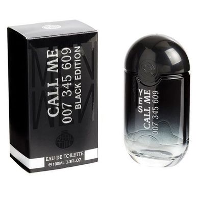 Real Time Call Me Black Edition Toilette, 100ml