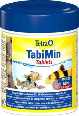 Tetra Tablets TabiMin Tabletten Fischfutter für alle Bodenfische, 275 Stk