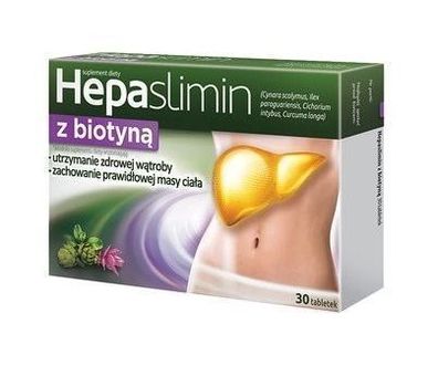 Hepaslimin mit Biotin 30 Tabletten - Aflofarm