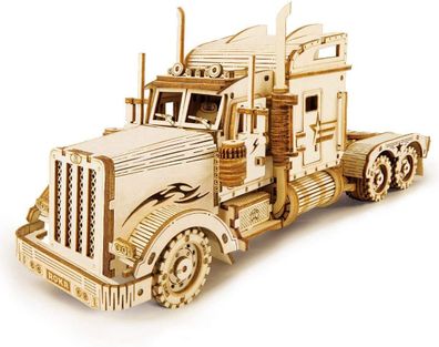 ROKR 3D Puzzle Express Holzpuzzle Modellbau, Lastwagen Holzbausatz, Puzzle LKW