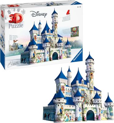 Ravensburger 3D Puzzle 12587, Disney Schloss, 216 Teile, Für Kinder (50x45x27cm)