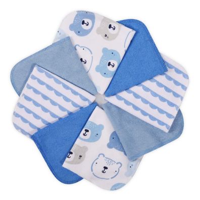 Momcozy Baby Waschlappen, 8 Stück Handtücher Set, Weiche Gesichtstücher