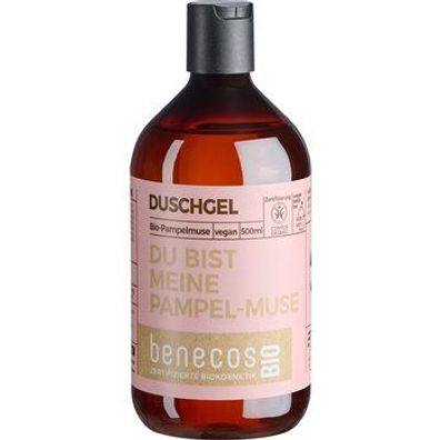 benecos 6x benecosBIO Duschgel BIO-Pampelmuse - DU BIST MEINE PAMPEL-MUSE 500ml