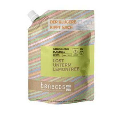 benecos benecosBIO Nachfüllbeutel 1000 ml Duschgel BIO-Ingwer + BIO-Zitrone