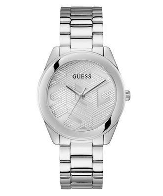 Guess Damenuhr Cubed Silberfarben GW0606L1