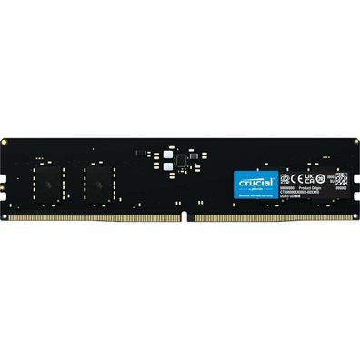 Crucial DIMM 8GB DDR5-4800 Arbeitsspeicher Crucial DDR5 4800MHz UDIMM