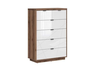 Kommode Forn Sideboard Schubladenschrank 42,5 x 90 x 130,5 , Braun