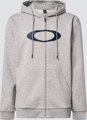 Oakley Men's Ellipse Fz Hoodie Granite Heather Kapuzenpullover Grau S