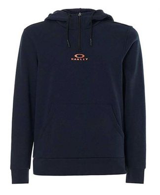 Oakley Bark Half Zip Hoodie Blau Kapuzenpullover XS