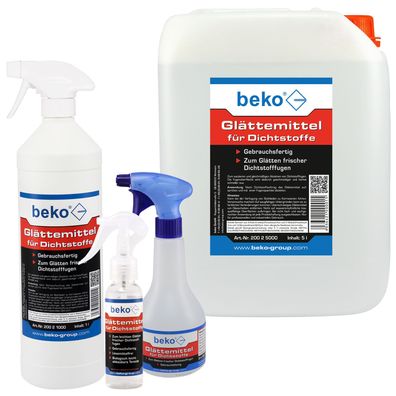 Beko Glättemittel für Dichtstoffe - Einheit: 500 ml Flasche