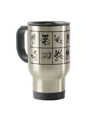 Thermo Becher To Go Motiv Tauchzeichen