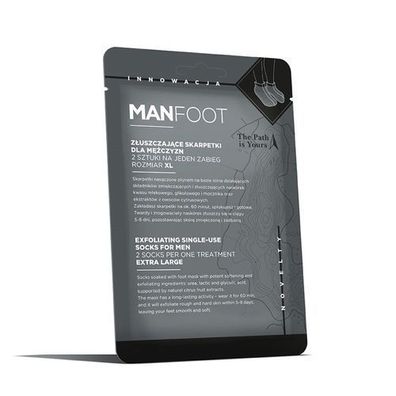 Manfoot Peeling Socken für Männer, Größe XL, 1 Paar