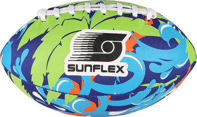 Sunflex American Football Tropical Wave | Beachball Funball Fangen Werfen Neopren