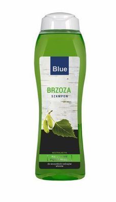 Blue, Birke Shampoo, 1 l - Feuchtigkeit und Regeneration