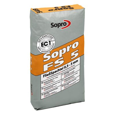 Sopro Fließspachtel FS 5 25kg - Lieferform: 1 Sack