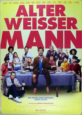 Alter weißer Mann - Original Kinoplakat A0 - Jan Josef Liefers Nadja Uhl - Filmposter