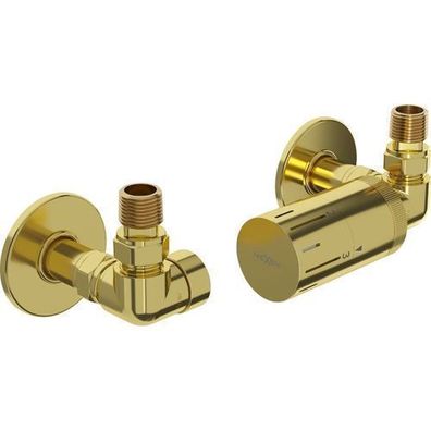 Mexen G05 Thermostatset Gold mit Abdeckung