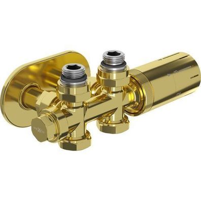 Mexen G05 Thermostat-Set Gold, Rosette inkl., DN50