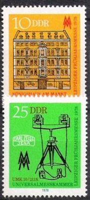 DDR Nr.2308/09 * * Frühjahrsmesse 1978, postfrisch