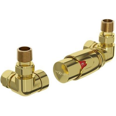 Mexen G00 Thermostat-Set, Axialventil, Gold