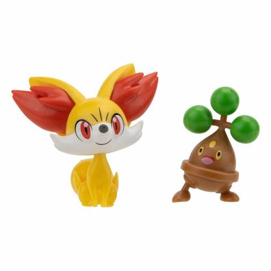 Pokémon Battle Figure First Partner Set Figuren 2er-Pack Fynx, Mobai 5 cm