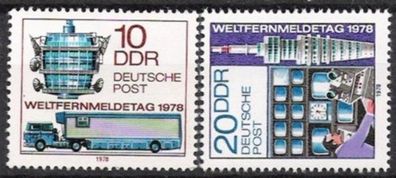 DDR Nr.2316/17 * * Weltfernmeldetag 1978, postfrisch