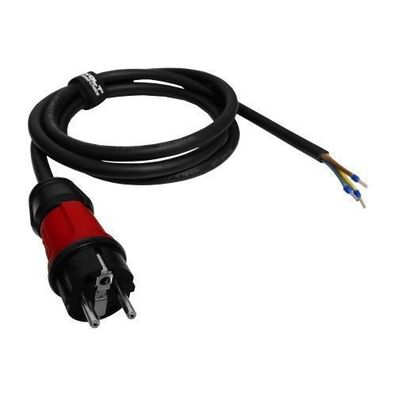 2m Anschlussleitung mit Stecker Uni-Schuko 230V 16A Kabel 3x2,5mm² Doktorvolt