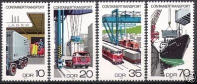 DDR Nr.2326/29 * * Containertransport 1978, postfrisch