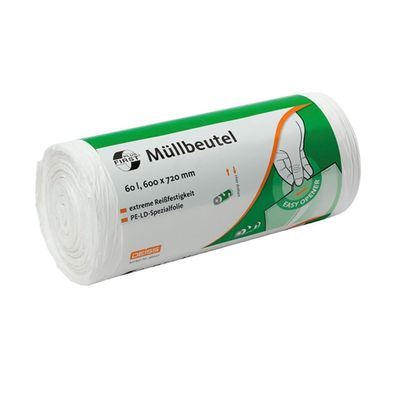 3x Deiss Müllbeutel First Plus - LDPE Premium 50Stk./Rolle | Rolle (50 Stück)