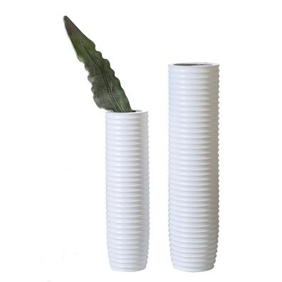 Casablanca Bodenvase Gentle weissmatt Höhe: 78 cm Ø 20 cm 46400 15857
