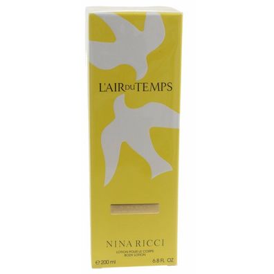 Nina Ricci L'Air Du Temps Soft Body Lotion 200ml