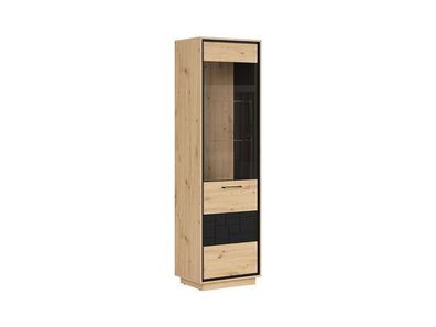 BLACK RED WHITE Highboard Pont | Kommode Sideboard | 42 x 58 x 200,5 cm, Braun