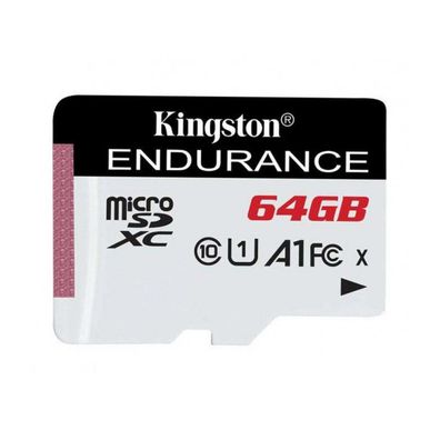 High Endurance 64 GB microSDXC (weiß/schwarz, UHS-I U1, Class 10)