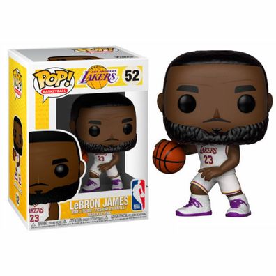 POP Figur NBA Lakers Lebron James Weiß Uniform