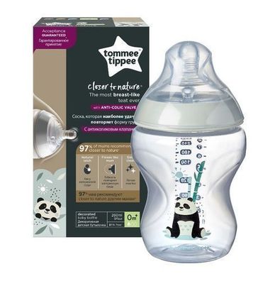 Tommee Tippee Butelka dekorowana panda, 260 ml