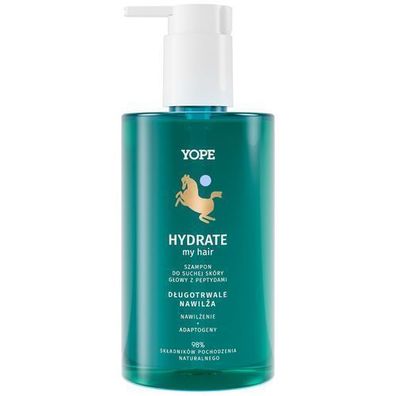 Yope Hydrate My Hair Shampoo für trockene Kopfhaut, 300 ml