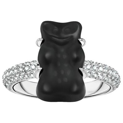 Thomas Sabo - TR2478-052-11 - Ring - 925er Silber - Damen - Goldbär schwarz