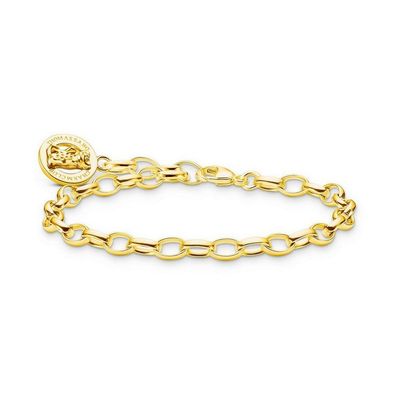 Thomas Sabo - X0291-413-39 - Armband - 925er Silber - Damen - Goldbär gelbgold