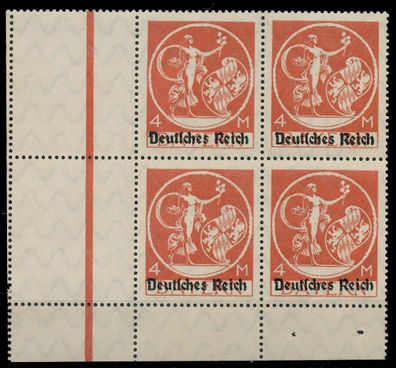 Deutsches REICH 1920 INFLA Nr 135I postfrisch Viererblo X8199FA