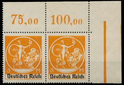 Deutsches REICH 1920 INFLA Nr 136II+I POR VI ungebraucht X819A6A