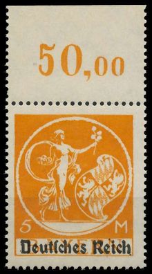 Deutsches REICH 1920 INFLA Nr 136I P OR IV ungebraucht X819A8E