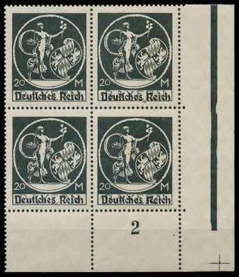 Deutsches REICH 1920 INFLA Nr 138II+I postfrisch VB URE X819AFE