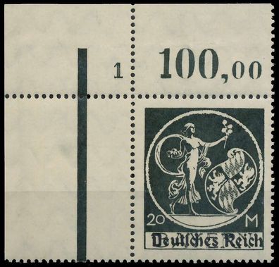 Deutsches REICH 1920 INFLA Nr 138I P OR VI postfrisch E X819B02