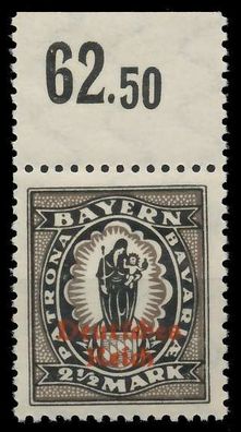 Deutsches REICH 1920 INFLA Nr 133I P OR II postfrisch O X8202EE