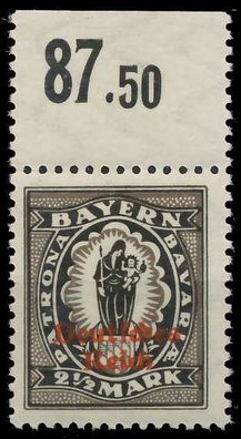 Deutsches REICH 1920 INFLA Nr 133I P OR II postfrisch O X8202F6